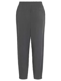 Kaffe Damen Casual Hose KAliny Hohe Taille in anthrazit