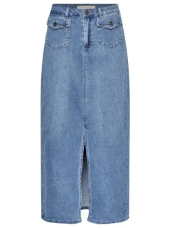 Kaffe Damen Denimrock KAandrea in medium stone denim