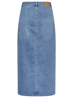 Kaffe Damen Denimrock KAandrea in medium stone denim