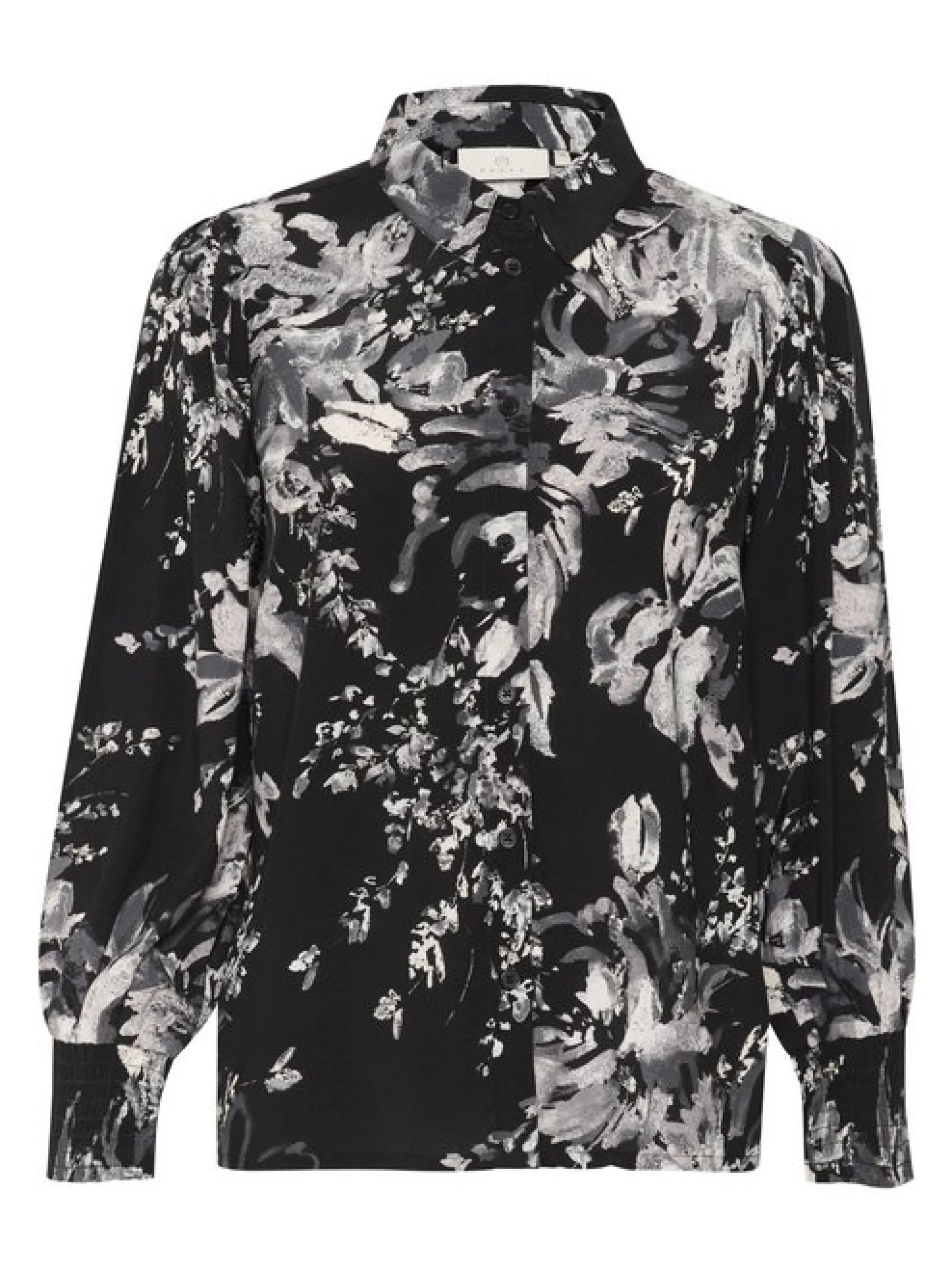 Kaffe Damen Hemdbluse KAisa in schwarz