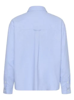 Kaffe Damen Hemdbluse KAvaiana in blau