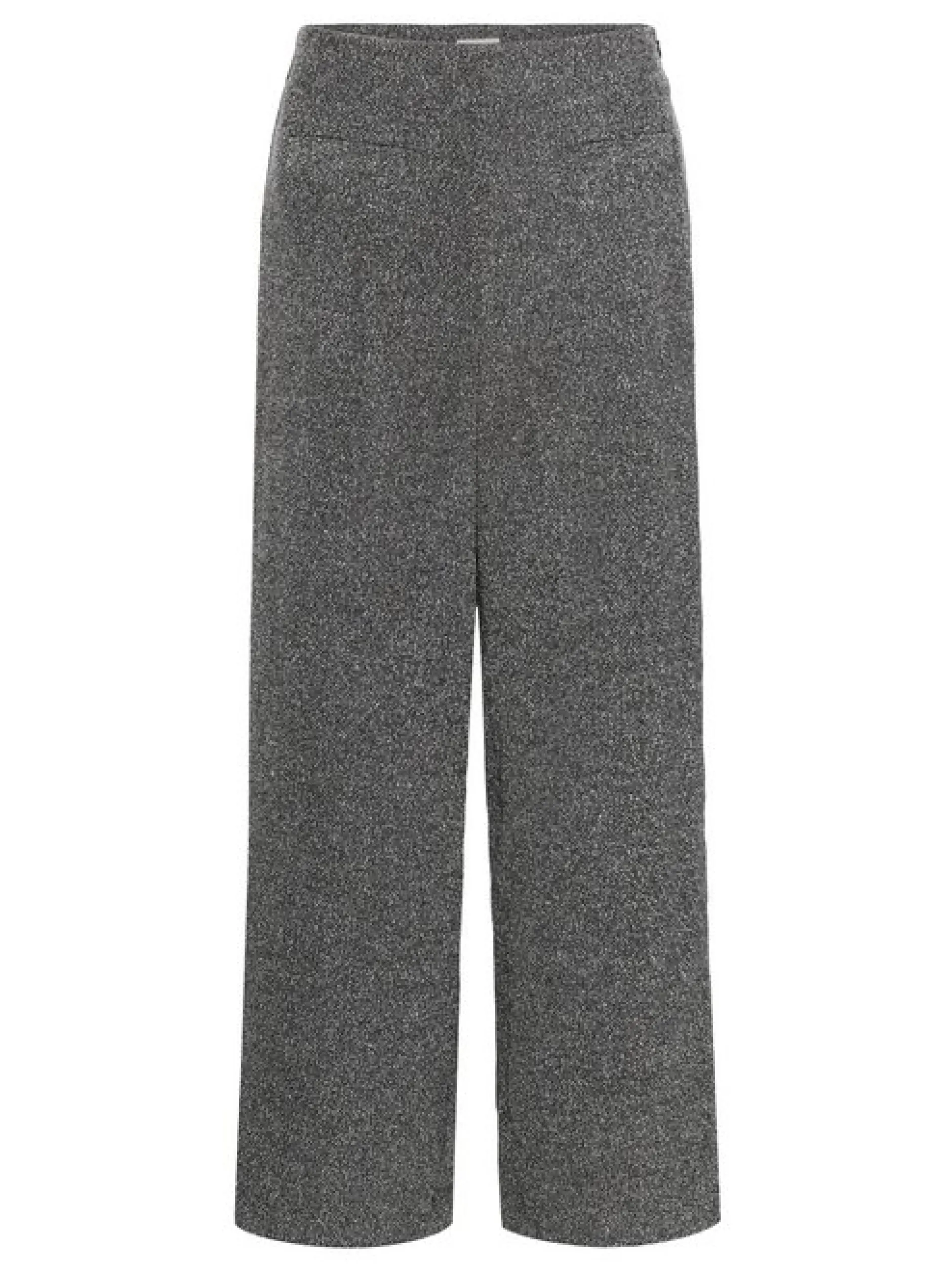 Kaffe Damen Hose KAalba Hohe Taille in anthrazit