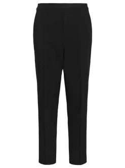 Kaffe Damen Hose KAhella Hohe Taille in schwarz