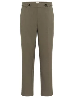 Kaffe Damen Hose KAmerle Hohe Taille in braun