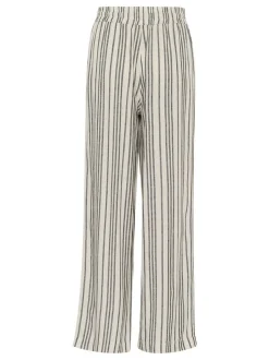 Kaffe Damen Hose KAmilia Hohe Taille in beige