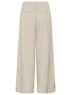 Kaffe Damen Hose KAomila in kitt