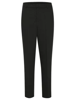Kaffe Damen Hose KAsakura Hohe Taille in schwarz