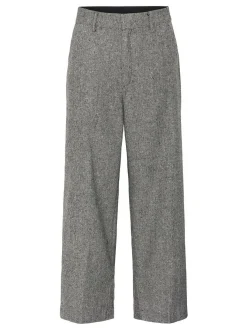 Kaffe Damen Hose KAthilda Hohe Taille in schwarz
