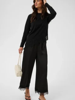 Kaffe Damen Hose KAthilde in schwarz