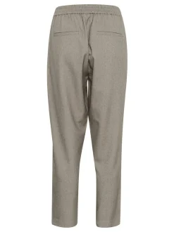 Kaffe Damen Hose KAtilla Hohe Taille in kitt