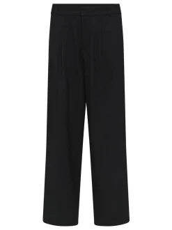 Kaffe Damen Hose KAvaleria Hohe Taille in schwarz
