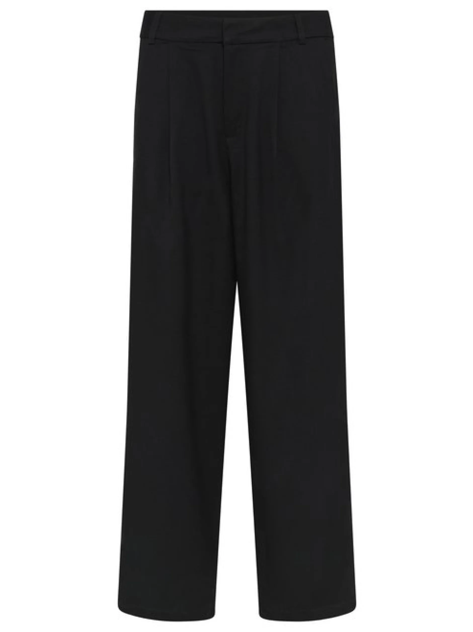 Kaffe Damen Hose KAvaleria Hohe Taille in schwarz