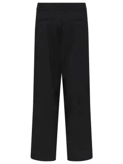 Kaffe Damen Hose KAvaleria Hohe Taille in schwarz