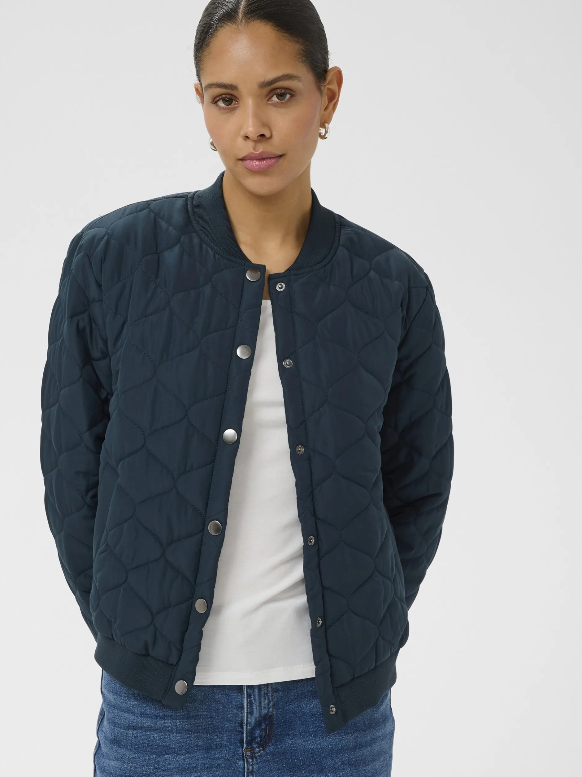 Kaffe Damen Jacke KAqiana in marine