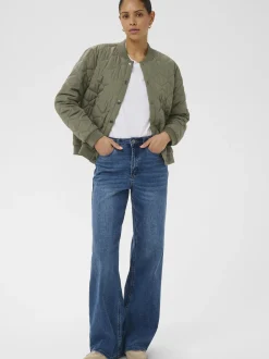Kaffe Damen Jacke KAqiana in oliv
