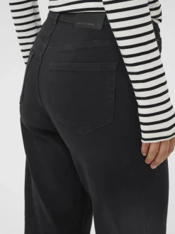Kaffe Damen Jeans KAandrea in schwarz
