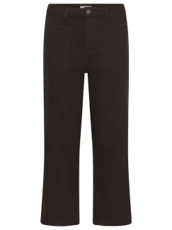 Kaffe Damen Jeans KAbrook in braun