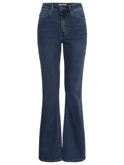 Kaffe Damen Jeans KAforest Hohe Taille in blau