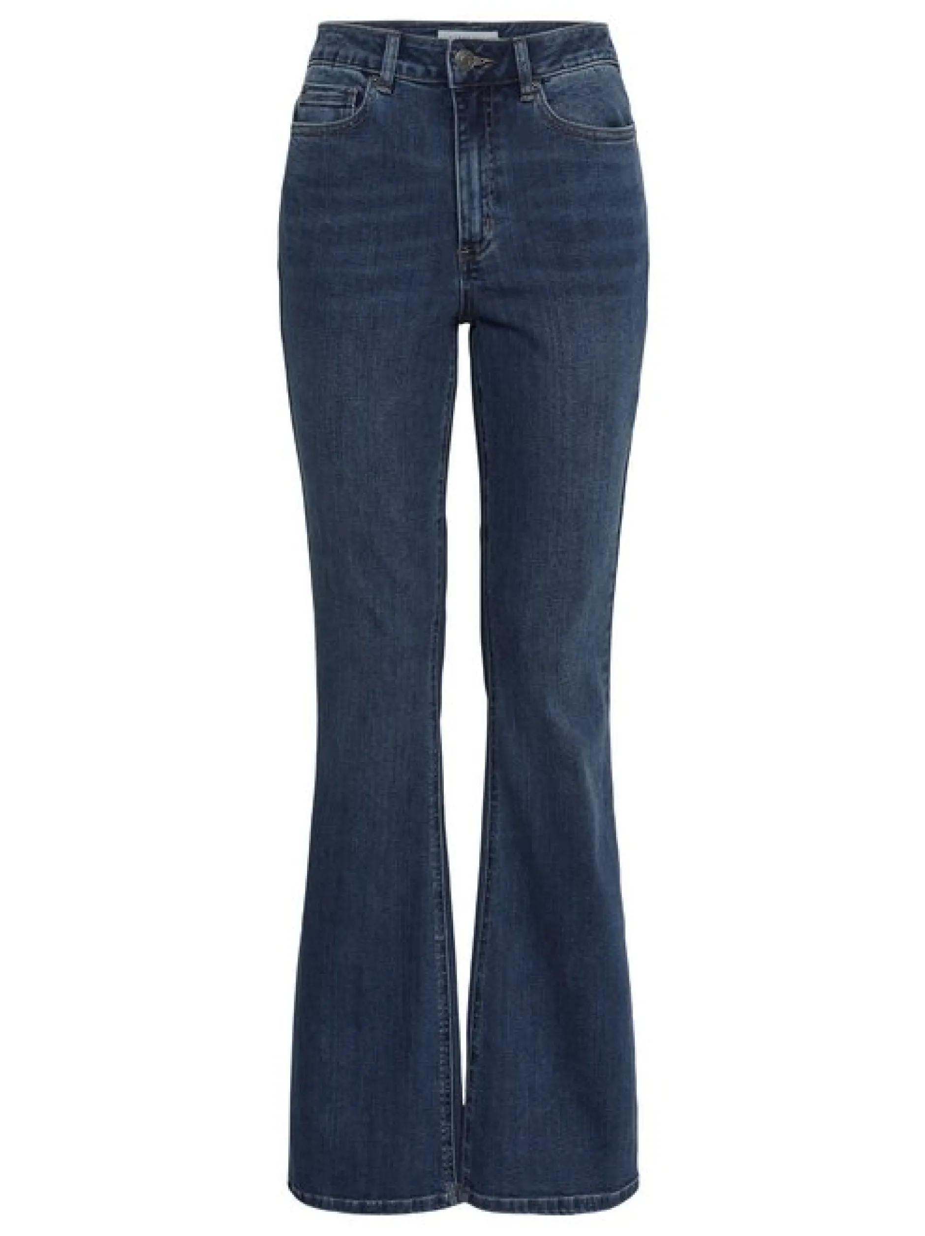 Kaffe Damen Jeans KAforest Hohe Taille in blau