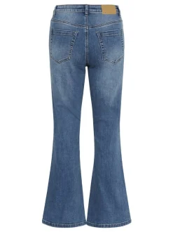 Kaffe Damen Jeans KAforest Hohe Taille in blau