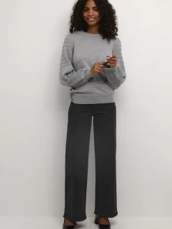 Kaffe Damen Jeans KAkarla Hohe Taille in schwarz