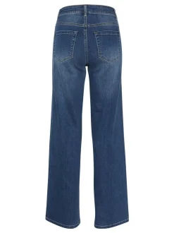 Kaffe Damen Jeans KAkarla Hohe Taille in blau