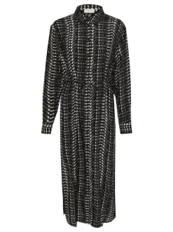 Kaffe Damen Kleid KAalice in schwarz