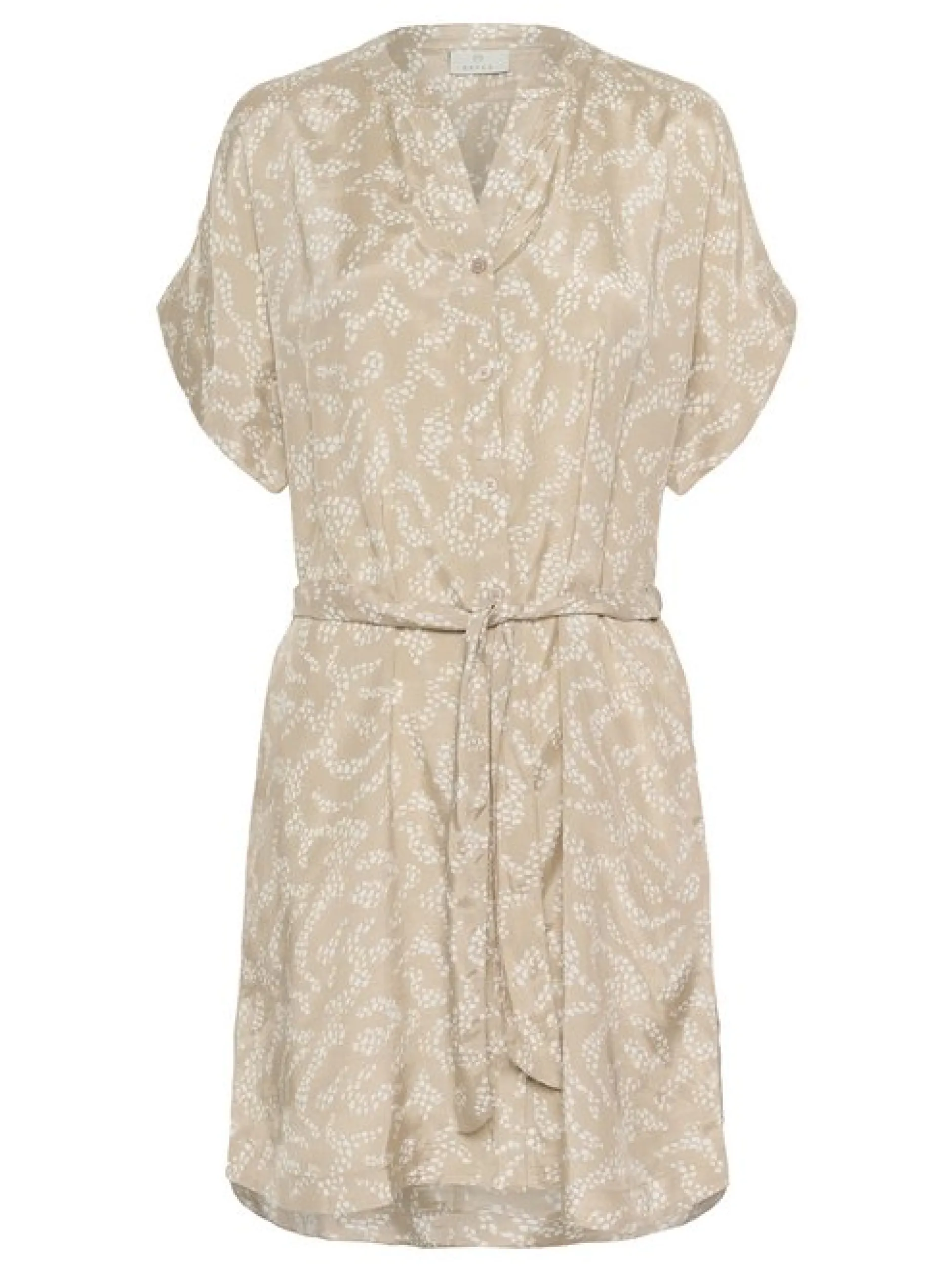 Kaffe Damen Kleid KAbarton in beige