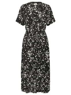 Kaffe Damen Kleid KAbeathe in schwarz
