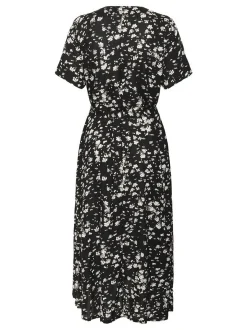 Kaffe Damen Kleid KAbeathe in schwarz