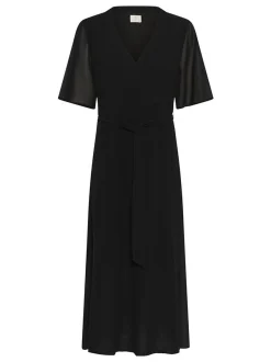 Kaffe Damen Kleid KAbelle in schwarz