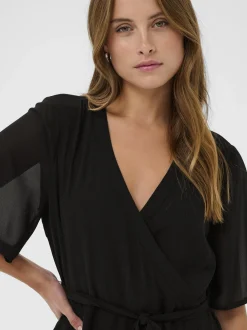 Kaffe Damen Kleid KAbelle in schwarz