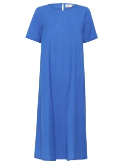 Kaffe Damen Kleid KAbellis in blau