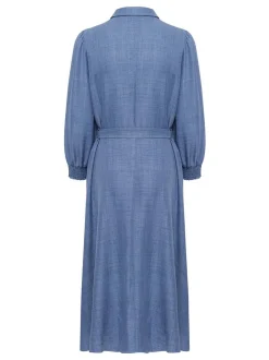 Kaffe Damen Kleid KAellen in blau