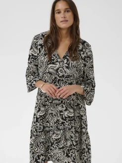 Kaffe Damen Kleid KAellen in schwarz