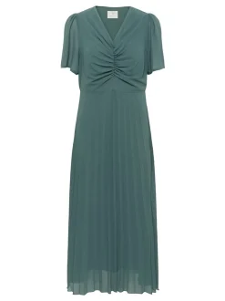 Kaffe Damen Kleid KAevelyn Elastische Taille in mint