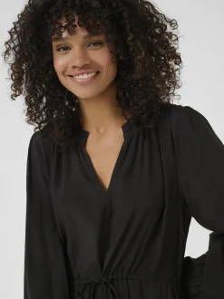 Kaffe Damen Kleid KAeverly in schwarz