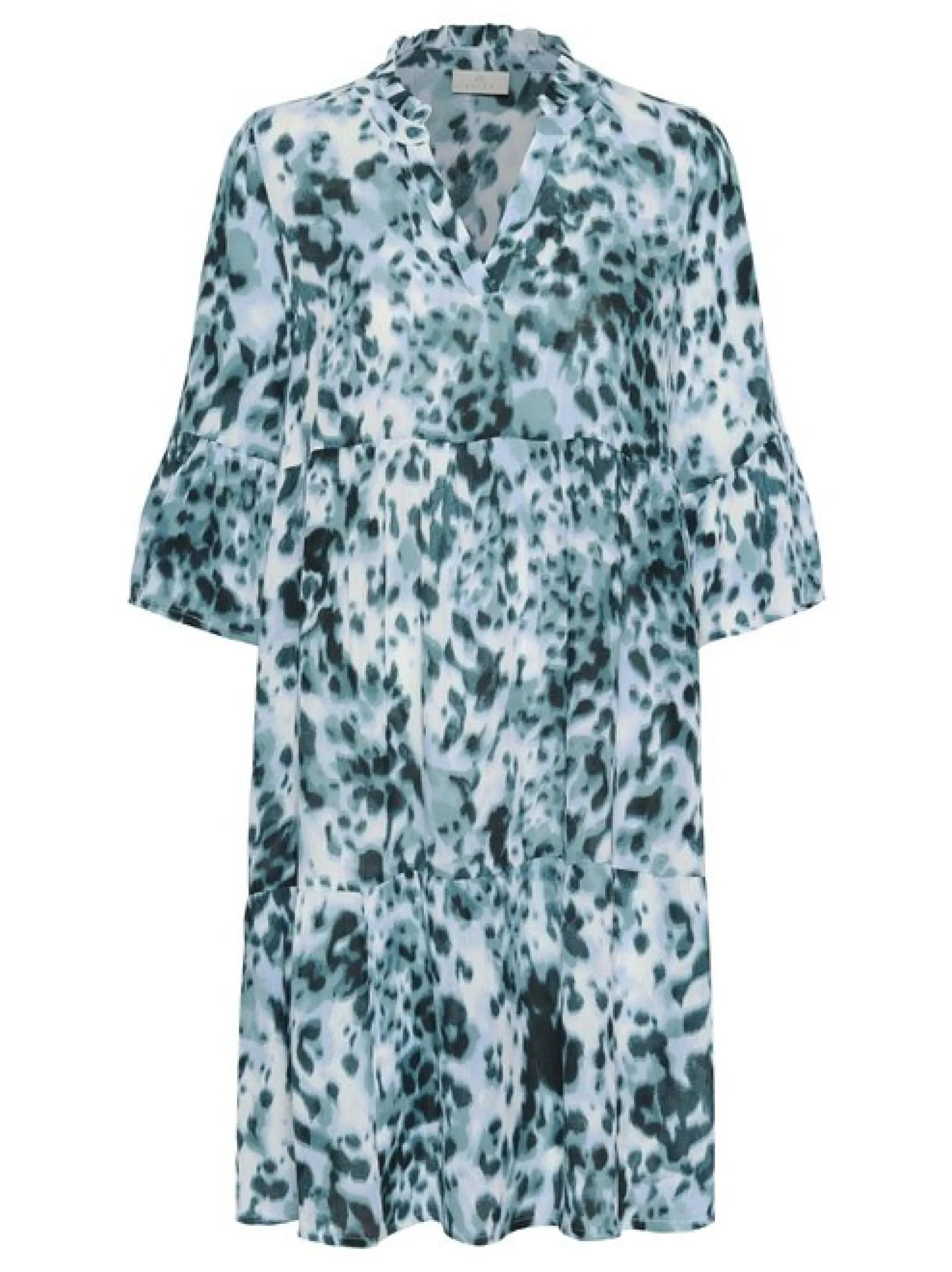 Kaffe Damen Kleid KAhera in petrol
