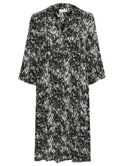 Kaffe Damen Kleid KAhera in schwarz