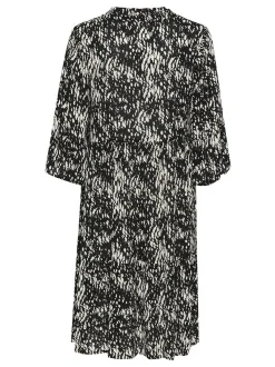 Kaffe Damen Kleid KAhera in schwarz