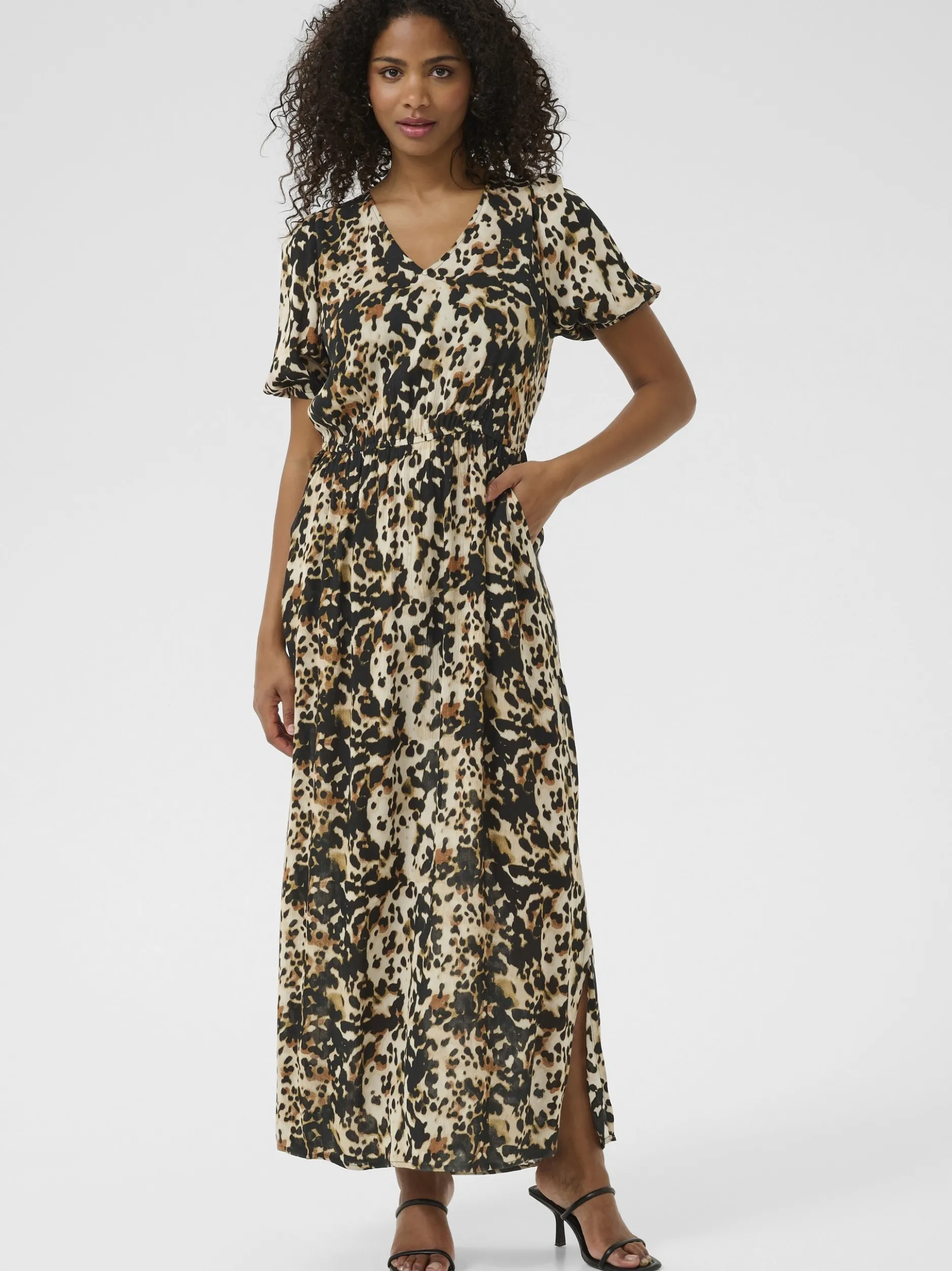 Kaffe Damen Kleid KAisolde in mehrfarbig