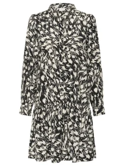 Kaffe Damen Kleid KAjamie in schwarz