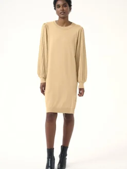 Kaffe Damen Kleid KAjessica in sand