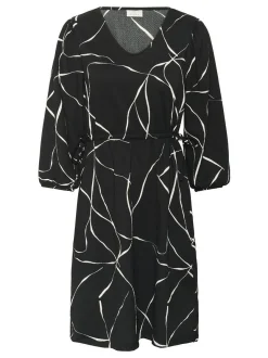Kaffe Damen Kleid KAkatrine in schwarz