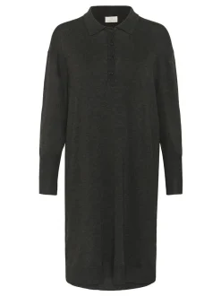 Kaffe Damen Kleid KAlizza in grau