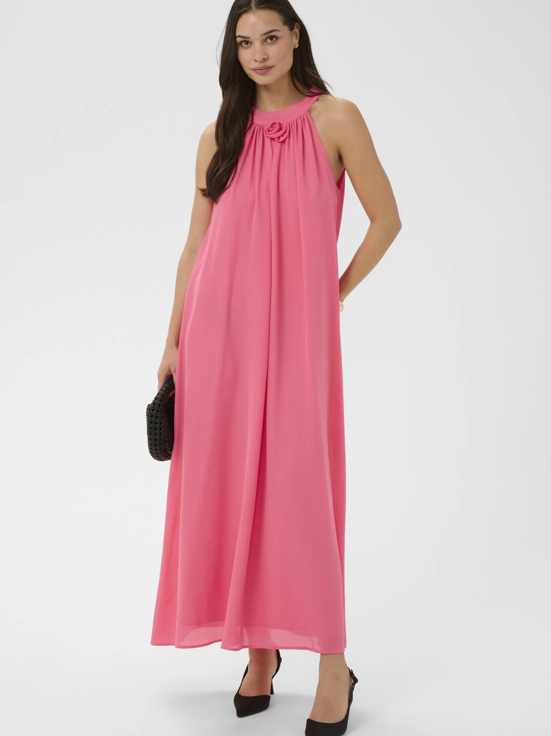 Kaffe Damen Kleid KAlorinda in pink