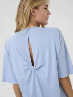 Kaffe Damen Kleid KAmaibritt in hellblau
