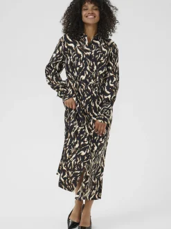 Kaffe Damen Kleid KAmille in schwarz