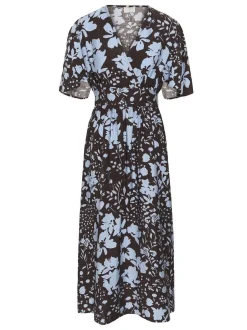 Kaffe Damen Kleid KAnadira in braun