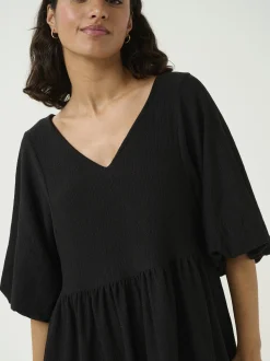 Kaffe Damen Kleid KAnani in schwarz